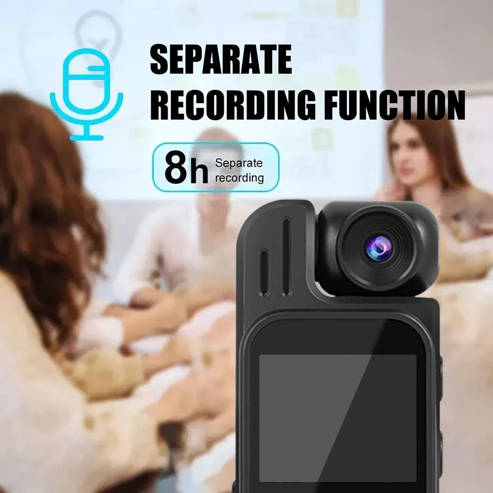 2026 Portable HD 1080P Mini Camera Digital Video Recorder Worn Police Small Body Cam Infrared Night Vision Sports DV Camcorders
