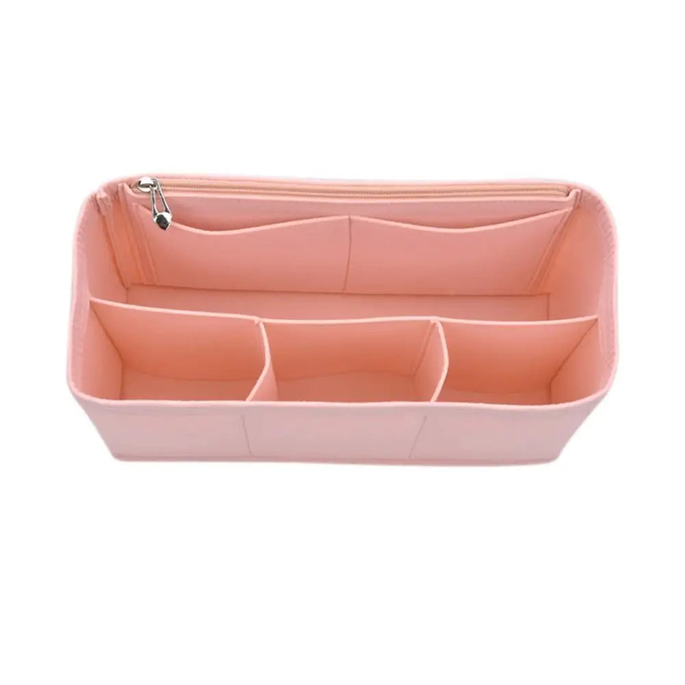 Felt Bag Insert Liner Lightweight Organizer Pouch For Handbags