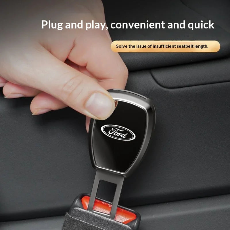 For Ford Mondeo Focus Explorer Escape Kuga Everest Bronco F-150 Ranger Transit Car Seat Belt Clip Extender