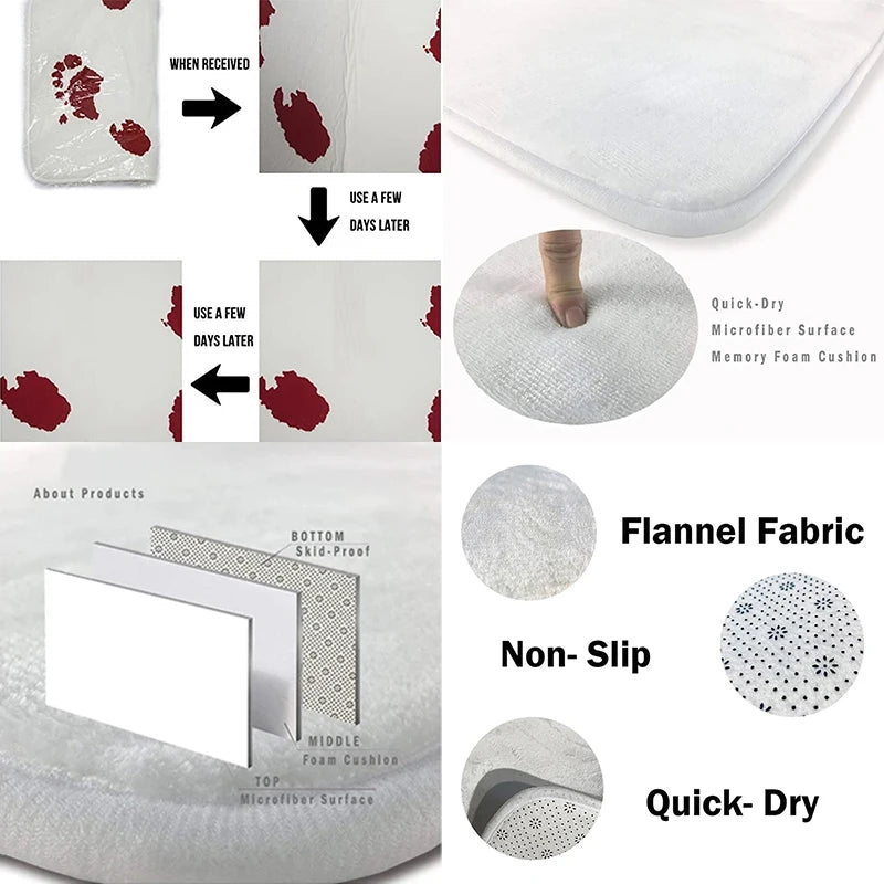 Interior Floor Mat Bathroom Doormat D-DeWalts Non-slip Foot Rug for Entryway Kitchen Carpet Bedroom Soft Bedside Mats Home Decor