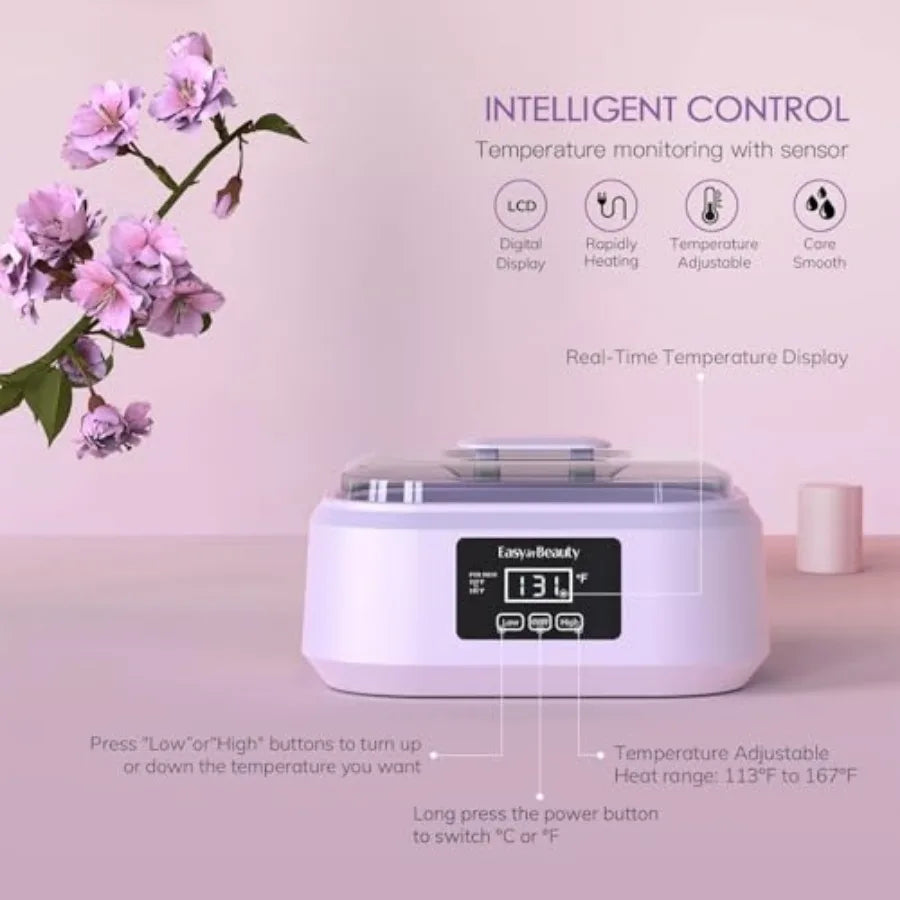 Paraffin Wax Machine for Hand and Feet - 3000ml Hand Wax Paraffin Machine for ArthritisTouchscreen Paraffin Wax Warmer with 6 P