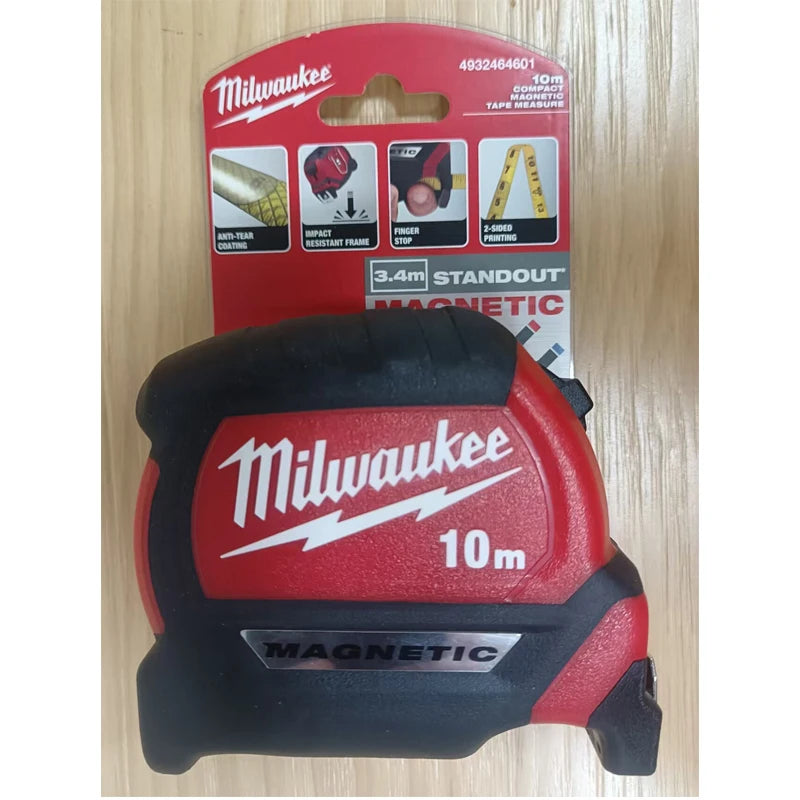 Milwaukee Tape Measure Series 5m/8m/10m AutoLock Magnetic Heavy Duty Measuring Tape for Construction Woodworking DIY