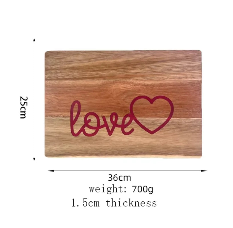 Acacia Wood Cutting Board with Epoxy Resin Crafted Ocean Waves Decor Kitchen Meal Prep & Charcuterie Cheese Board Challah Board