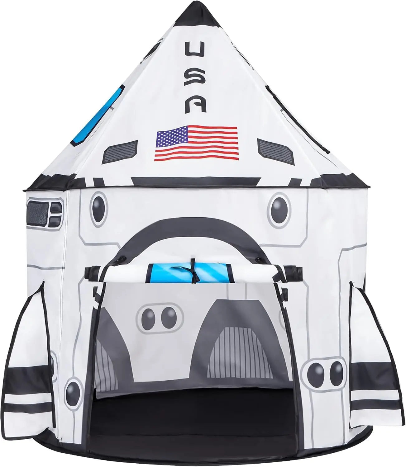Joyfy Rocket Ship Play Tent Set With Tunnel Adventure