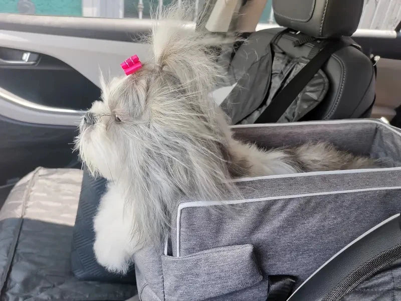 Protective Nylon Pet Car Seat And Travel Carrier Bed