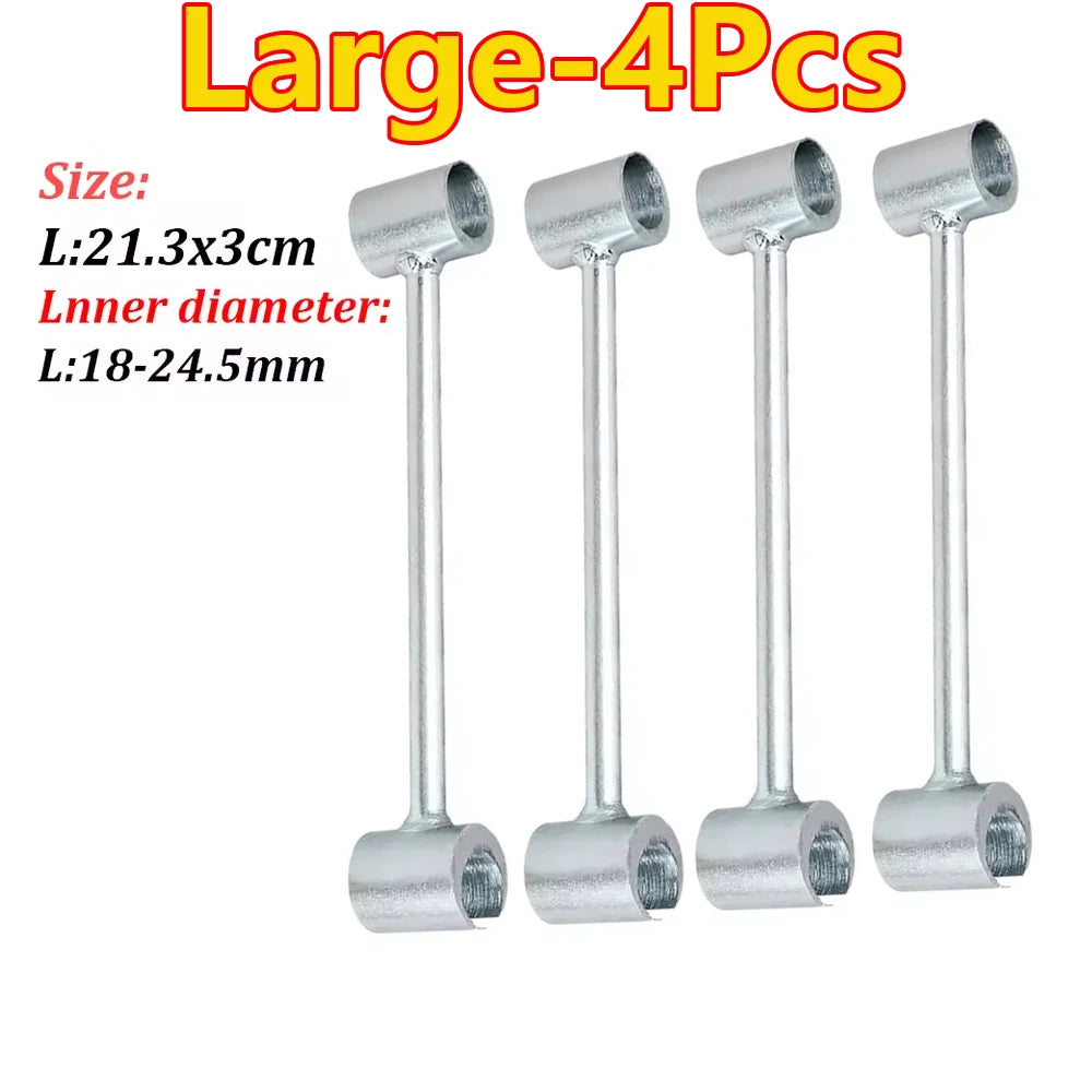 1-4Pcs S/L Upgrade Hinge Gaps Adjusting Wrench Double Head Door Hinge Adjustment Tool Kit Flag Round Bolt Repair Wrench Tool ﻿