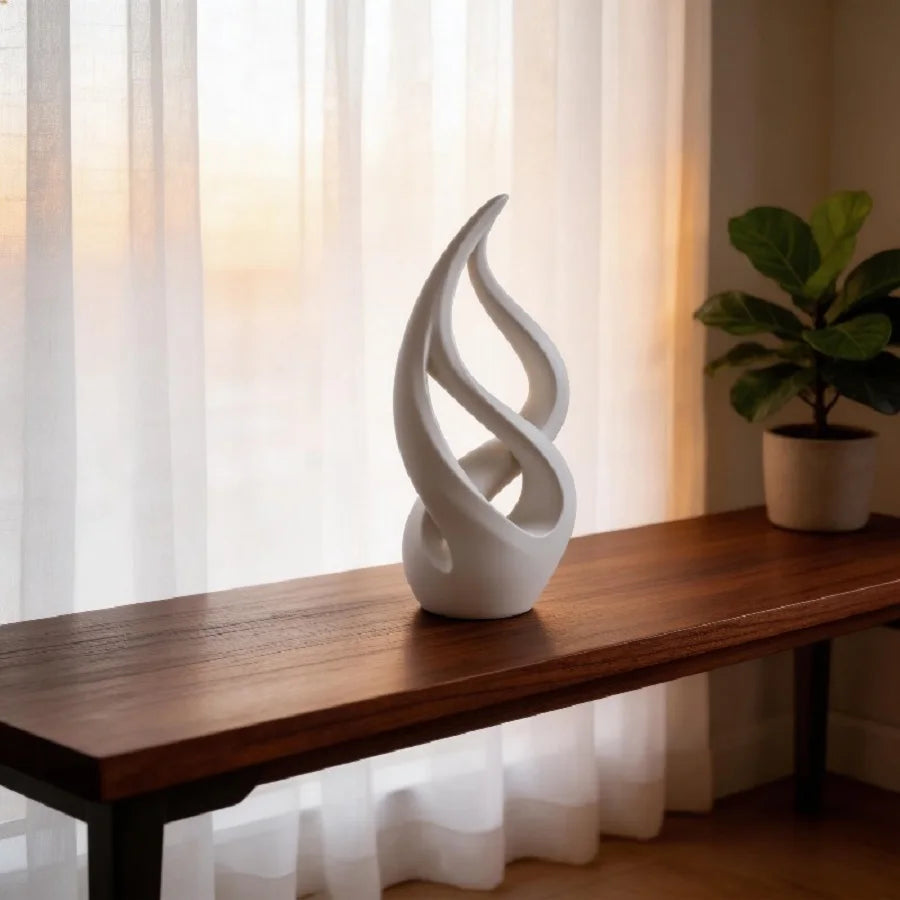 Elegant Abstract Modern Sculpture For Contemporary Home Decor
