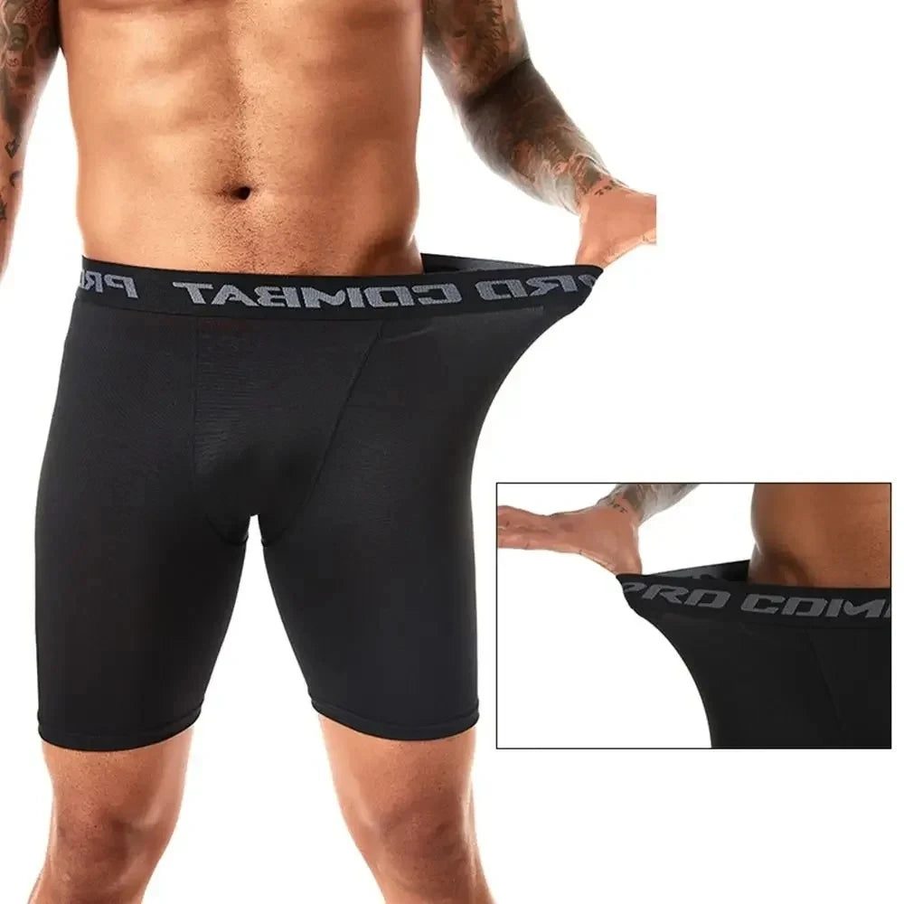 2026 Men Compression Short Running Tights Men's Quick Dry Gym Fitness Sport Leggings Running Shorts Male Underwear Sport Shorts