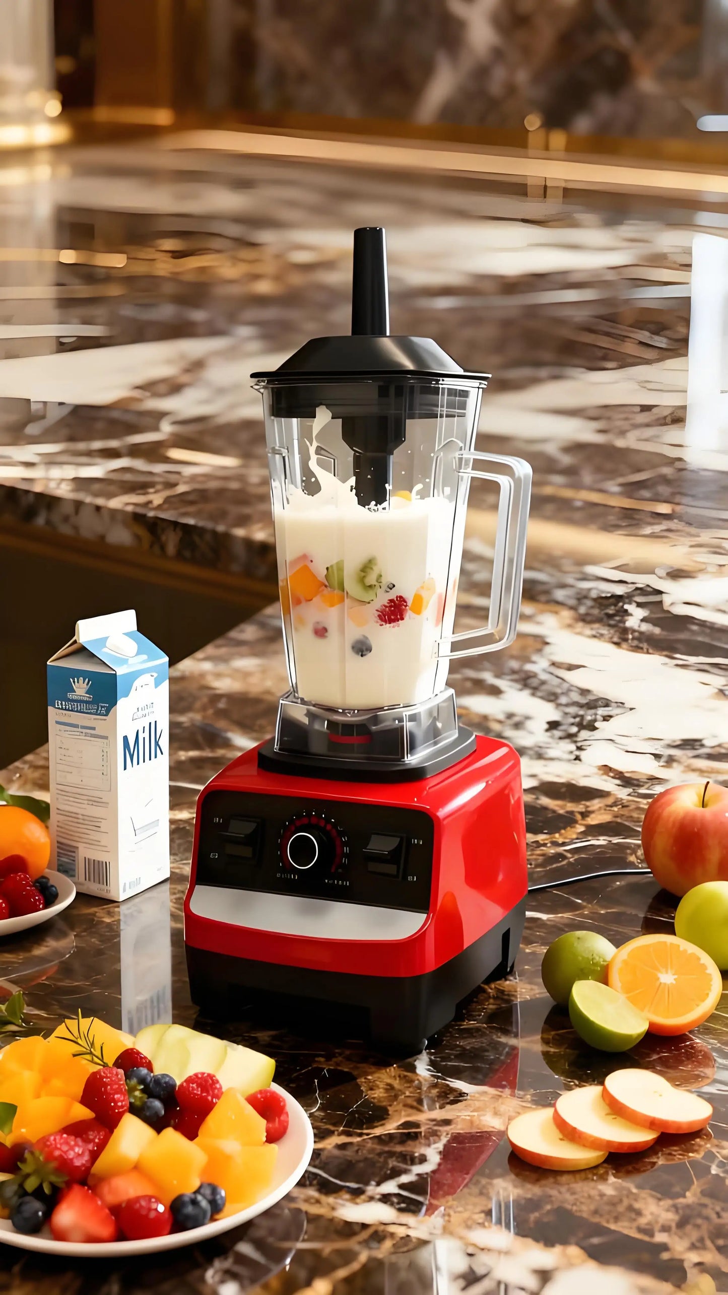 Safe BPA-Free Blender with Jar – Great for Smoothies & Beverages, Comes with 6 Useful Tools