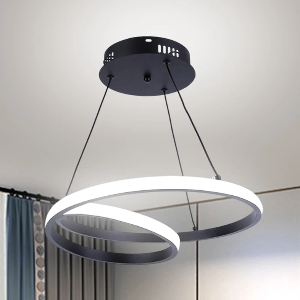 Modern LED Rings Pendant Lamp Circle Ceiling Light Fixture