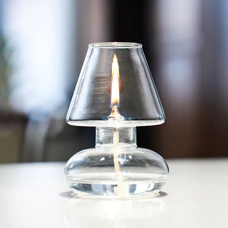 Modern Glass Oil Lamp Wedding Reception Centerpiece Table Decor