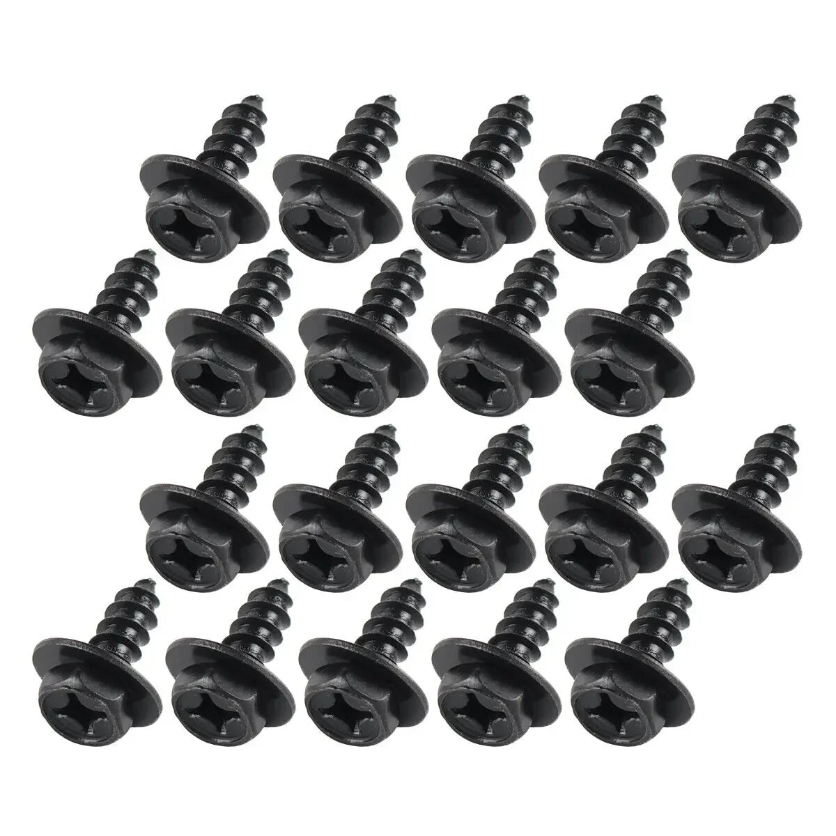 Car Bumper Fender Fastener Clip Hex Head Self Tapping Screws Universal Car Fender Splash Seal Guards Rivet Clip Screws Fasteners