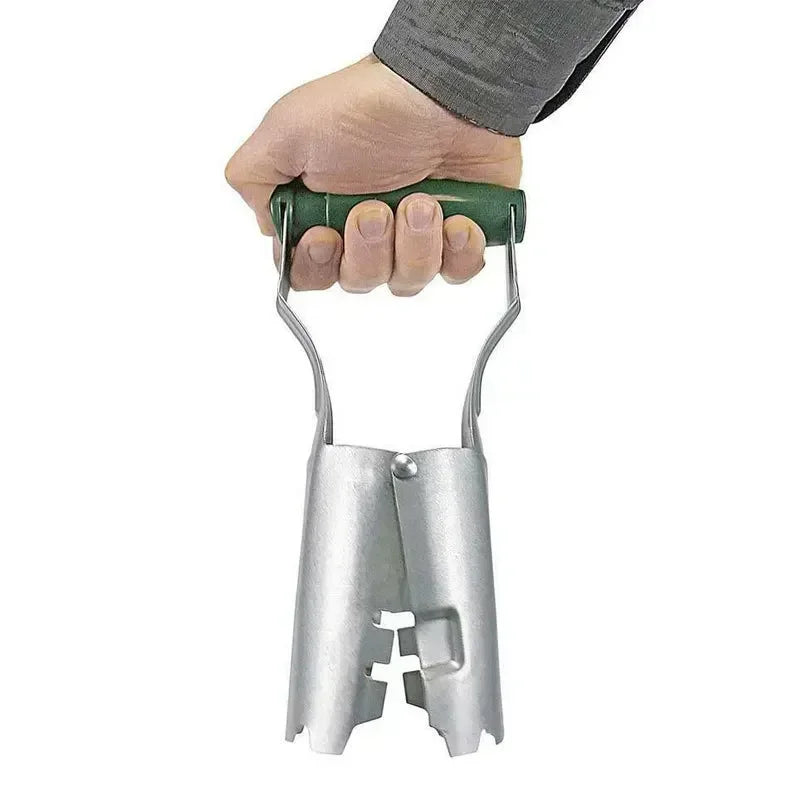 Stainless Steel Seeder Excavator Horticultural Wood Handle Hole Drilling Seedling Transplanting Flower Planting Seedling Planter