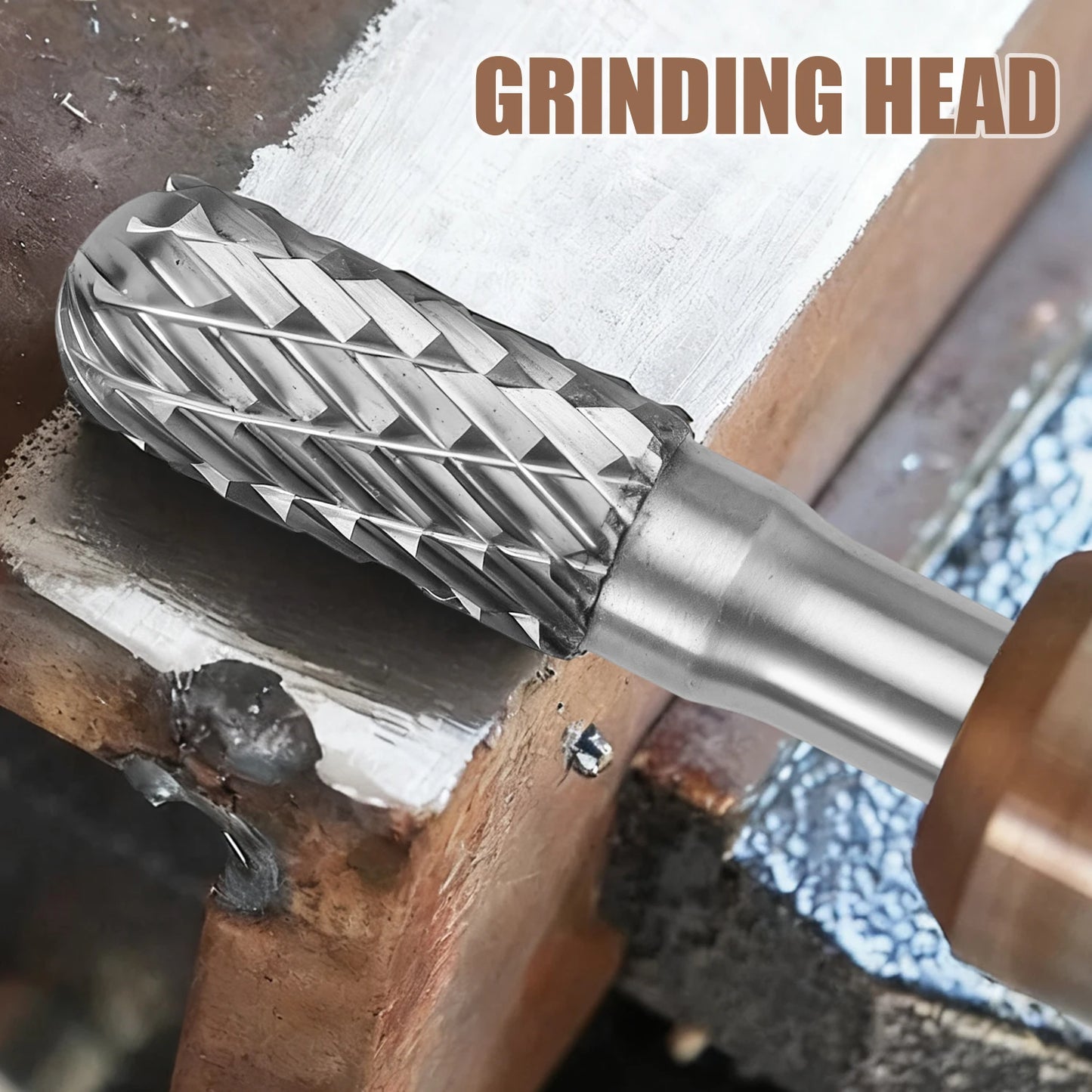 6/8mm Tungsten Carbide Rotary File Grinding Bit Milling Cutter Drill Bit for Metal Wood Stone Polishing Wheel Carving Tools