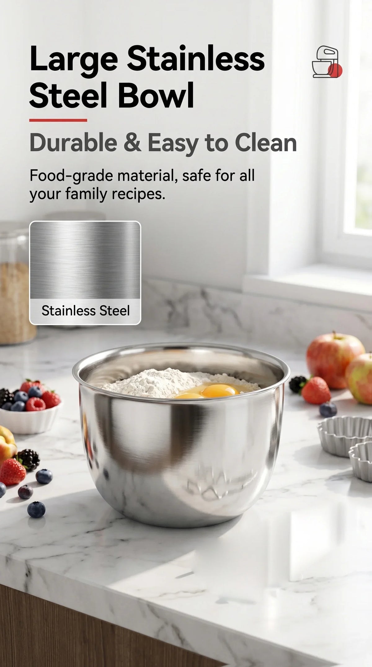 Electric Egg Beater, Cream Mixer, Household Egg Beater, Cross-Border Mixer