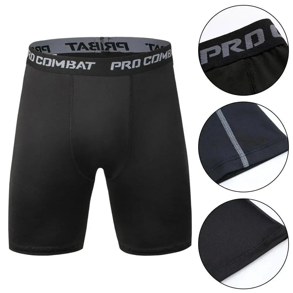 2026 Men Compression Short Running Tights Men's Quick Dry Gym Fitness Sport Leggings Running Shorts Male Underwear Sport Shorts