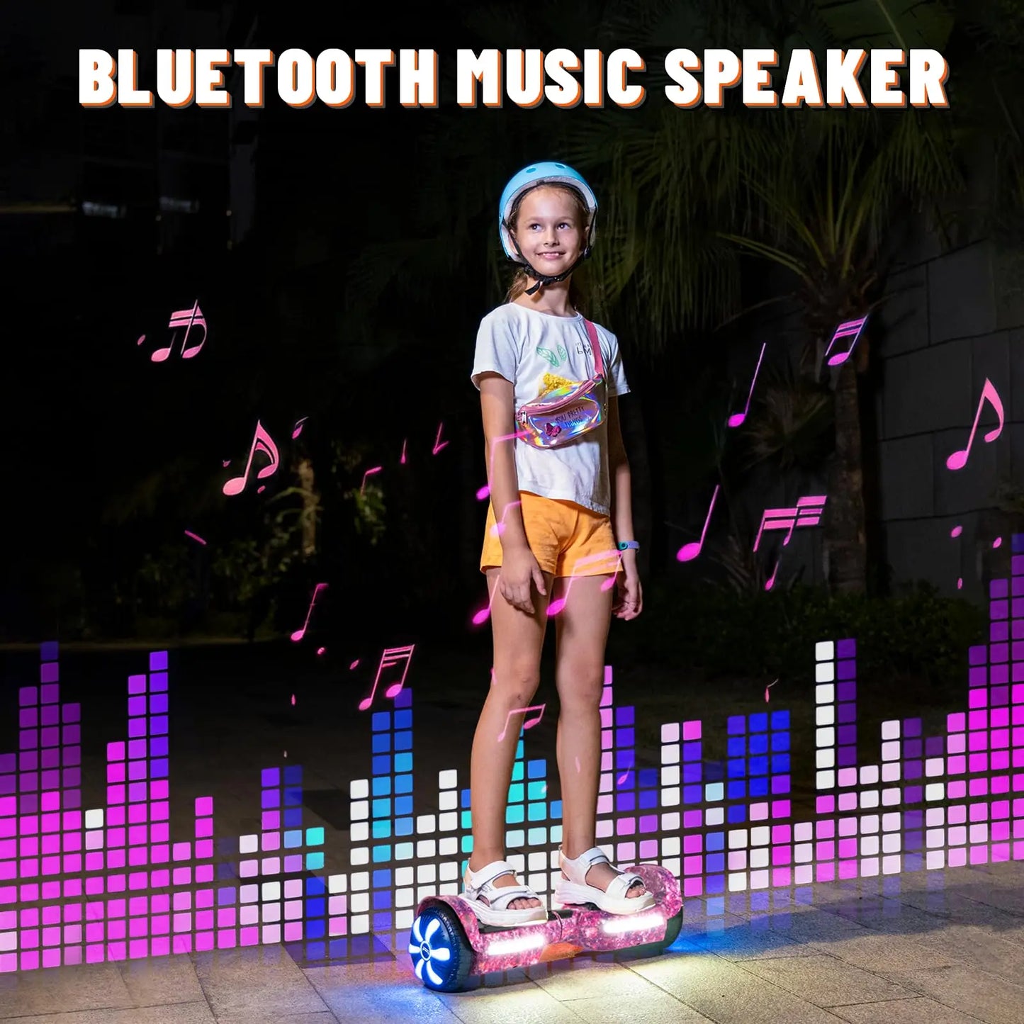 All Terrain Self Balancing Hoverboard With Bluetooth Speaker