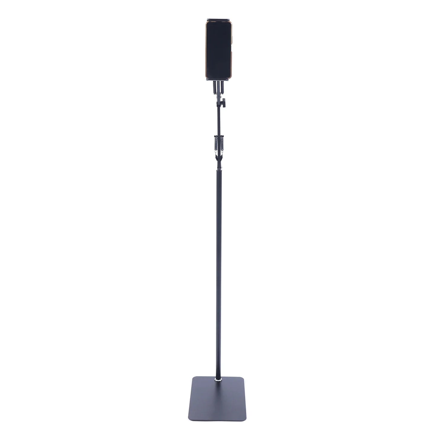 1.35M Height Tablet Stand Tripod Floor Holder Adjustable Tablet Mobile Phone Mount Lazy Frame Enlarged Square Base