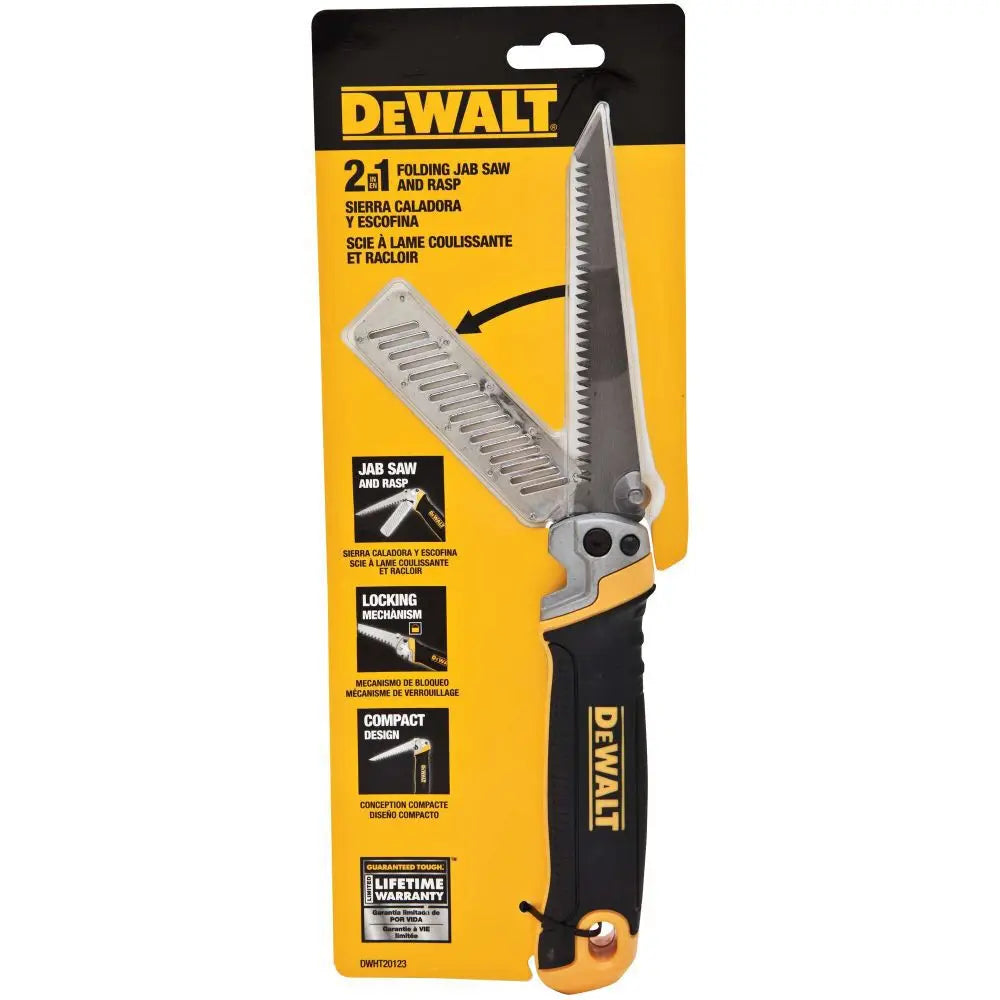 DEWALT DWHT20123 Folding Jab Saw Power Tool Accessories Wood Cutting