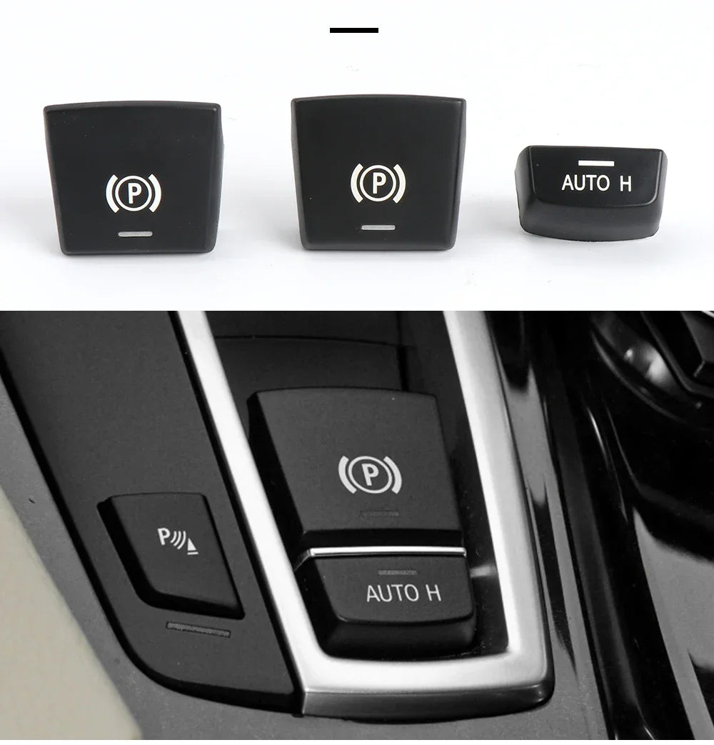 Electronic Parking Brake Switch Auto P Button Switch Cover For BMW 5 7 X3 X4 X5 X6 M5 Series F01 F02 F10 F12 F15 F16 F25 F26