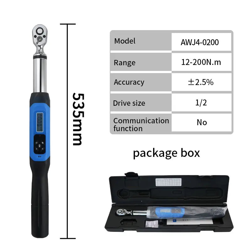 Shahe Digital Torque Wrench With LED Buzzer For Automotive