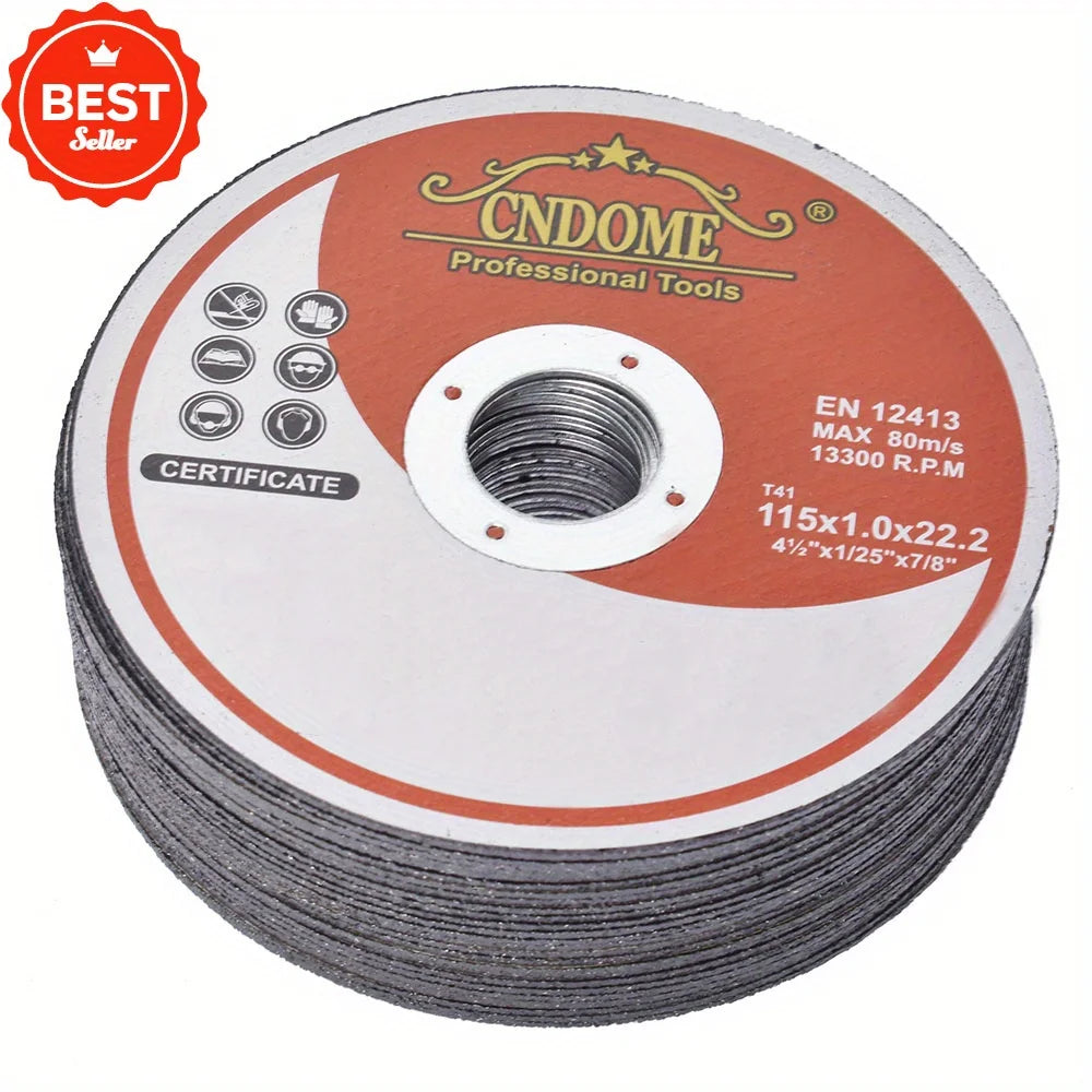 4.5"x.040"x7/8" Cut-off Wheel - Metal & Stainless Steel Cutting Discs 50 Pack