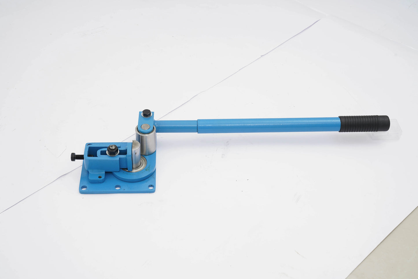 Manual Flat Bar Bender 90°, Sheet Metal Bending Tool 0-5mm Thick, Flat Steel Bender 0-50mm Width 7 Bearings for Steel Copper Aluminum