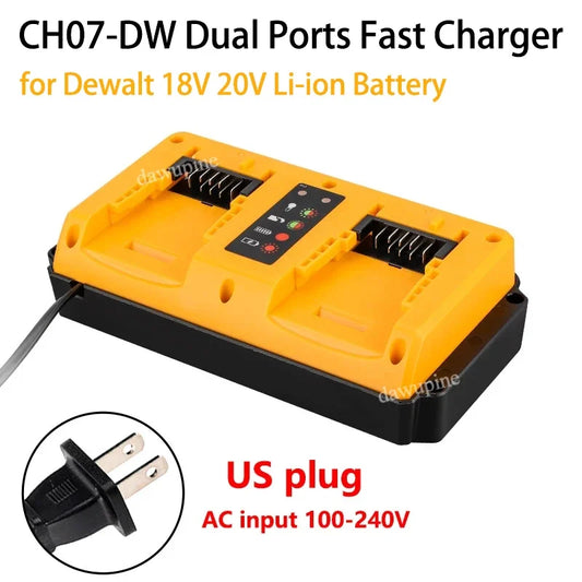 Power Tools Accessories Parts For Dewalt 18V 20V Lithium Battery Charger DCB112 DCB118 DCB115 DCB102 DCB180 DCB200 DCB203 DCB205