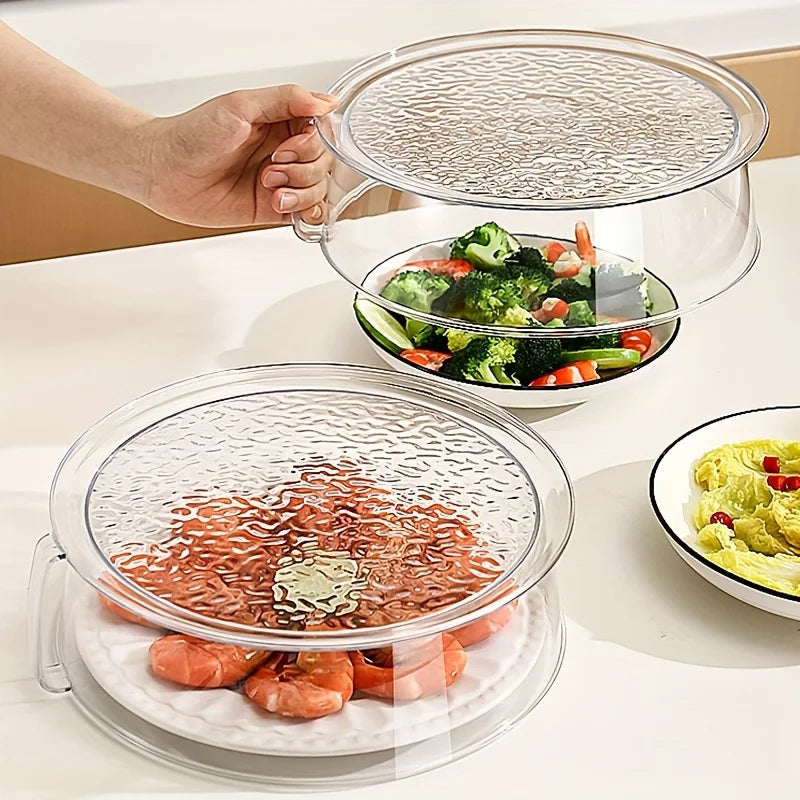 Multifunctional Microwave Splash Guard - Heat Resistant 200 °   C, 360 °  Splash-Proof, Stacking Design, Food Insulation Cover