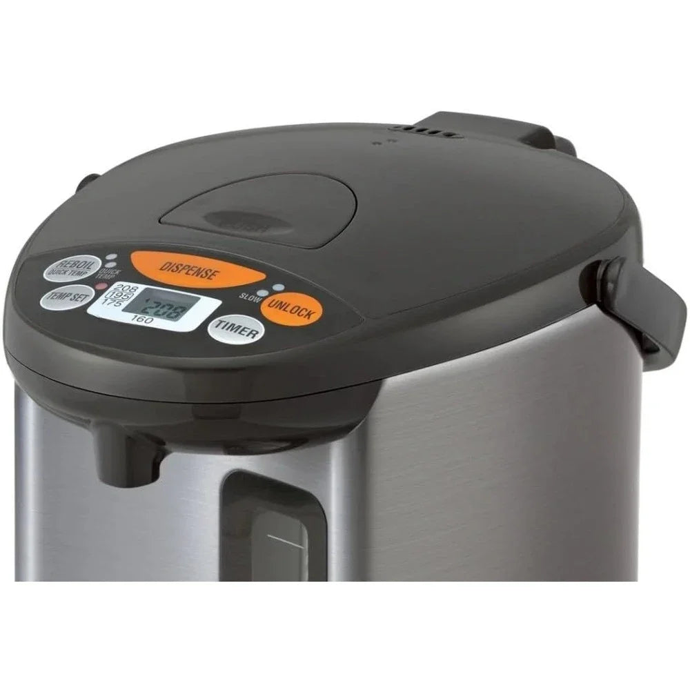 New Upgrade US Shipping  Electric Water Boiler and Warmer 101 oz Large Capacity Silver Dark Brownfor Home&Kitchen
