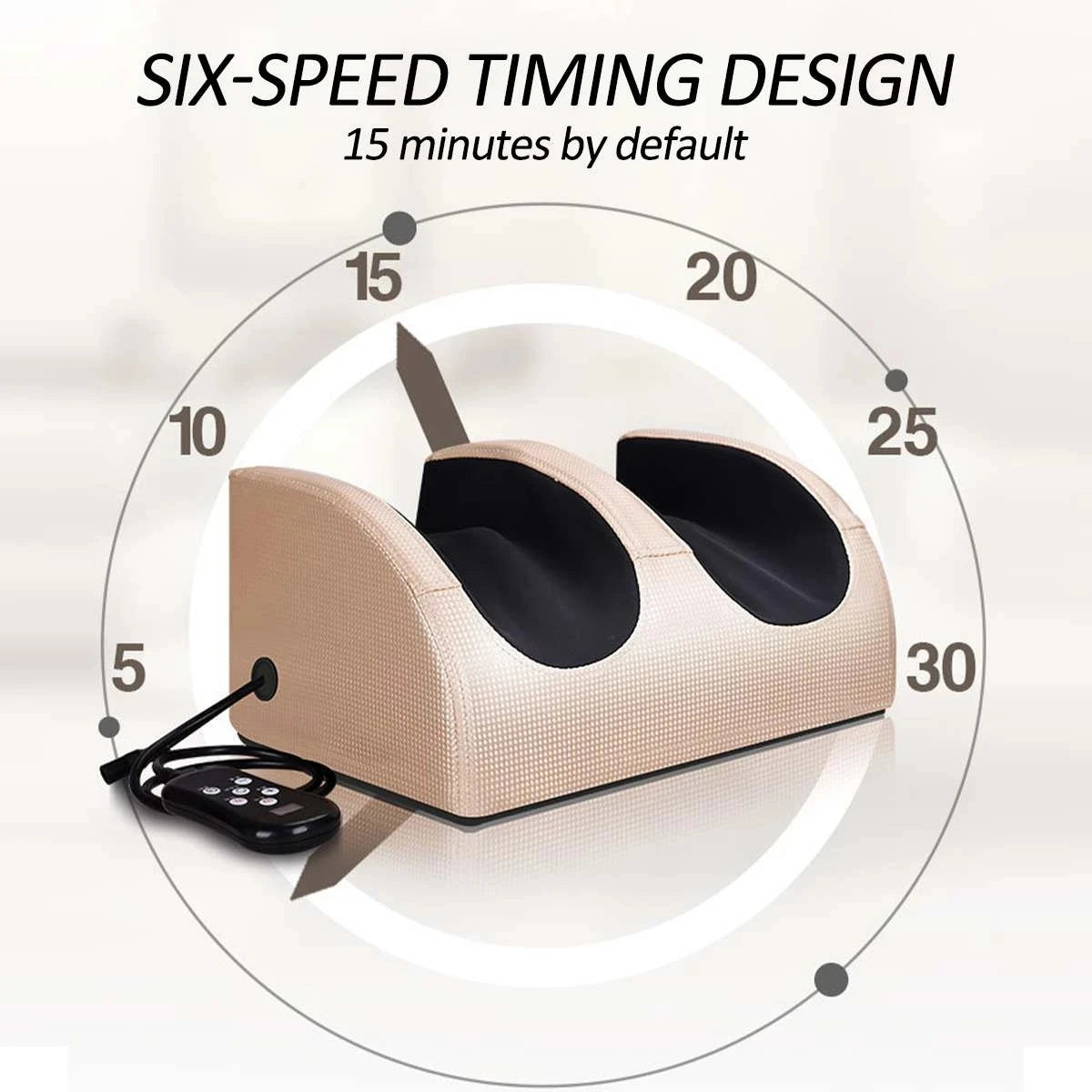 Electric Heating Foot Massager Machine Foot Kneading Hot Compress Vibration Foot Leg Massage Home Christmas Valentine's Day Gift