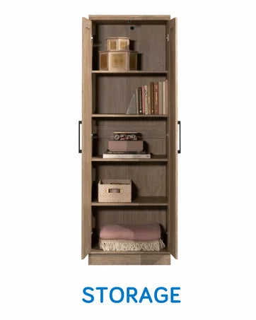 Sauder Carson Forge Armoire, Washington Cherry finish