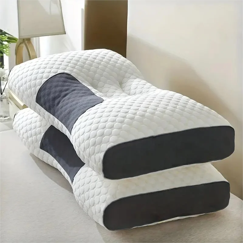 Ergonomic Bamboo Fiber Neck Pillow For Deep Sleep Support