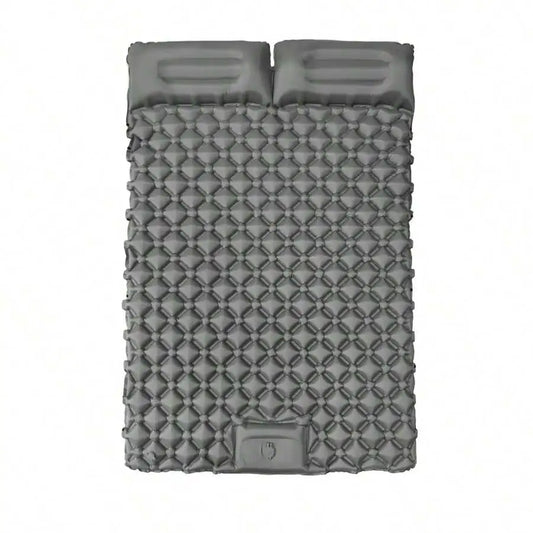 2-Person Self-Inflating Sleeping Pad With Foot Pump, Suitable For Backpacking, Hiking, Camping, Tents, Portable Camping Mat