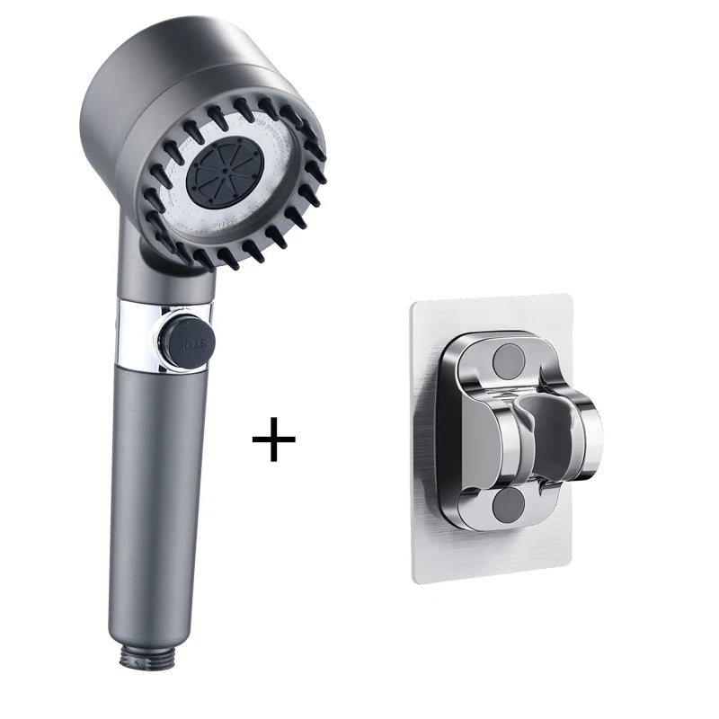 Three Modes High Pressure Shower Head With Portable Filter
