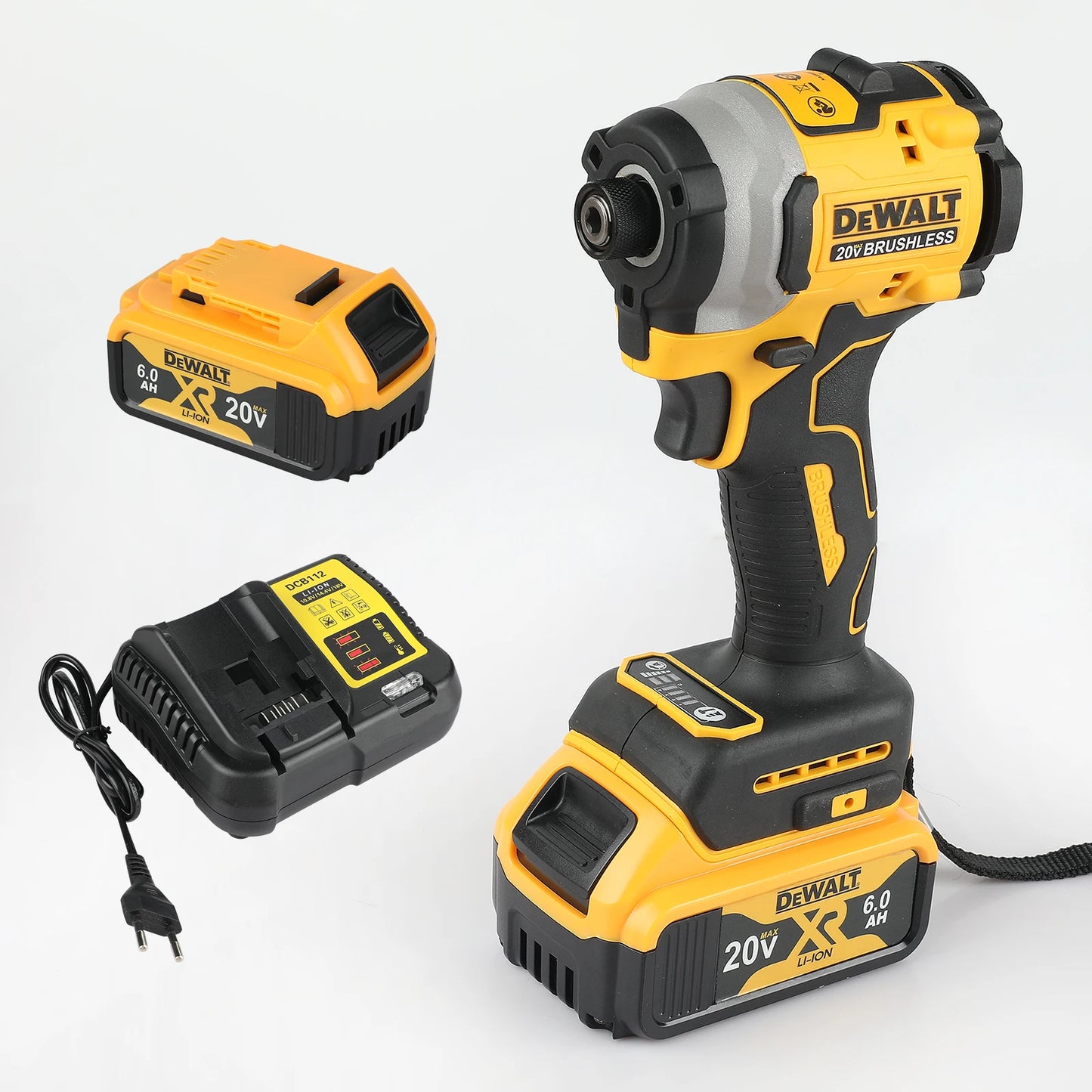 DEWALT DCF850 20V Lithium-Ion Brushless Impact Driver,High Torque Electric Screwdriver, Compact Professional Cordless Power Tool