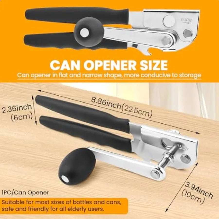 Commercial Stainless Steel Heavy Duty Swing Away Can Opener for All Size Cans