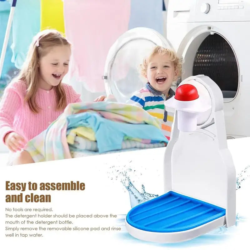 Washing Liquid Cup Holder Laundry Detergent Holder Anti-spill Foldable Laundry Detergent Drip Catcher Cup Holder Storage Tray