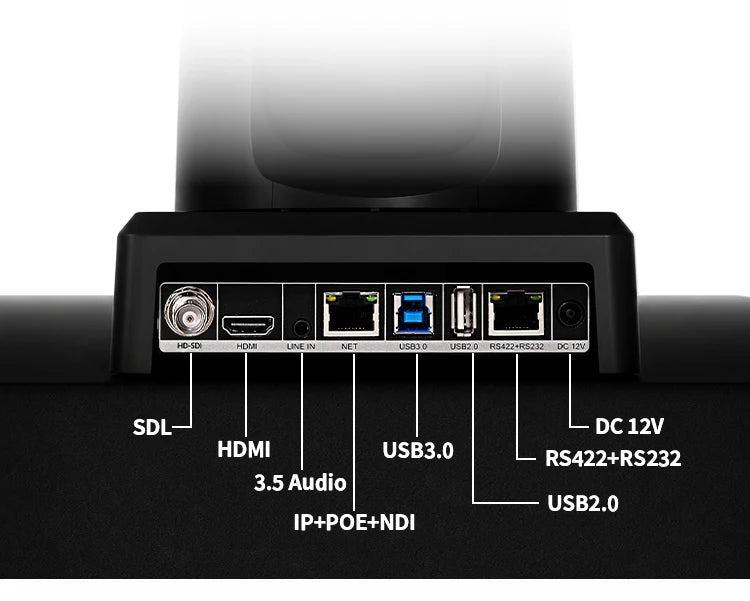 4K NDI PTZ Camera 1-10pcs 20X Zoom Video Conference Camera for Church Business Meeting Optional 1 Controller Keyboard Kit