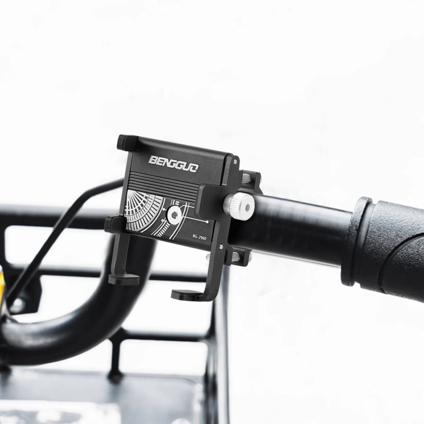 Bicycle Phone Reliable Mount Aluminium Alloy MTB Phone Mount Stand Adjustable Bike Phone Nonslip Holder Fixed Navigation Bracket