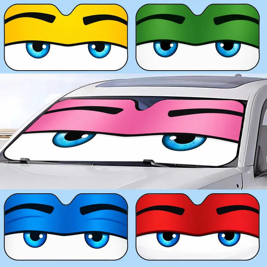Fatigue Eye Sun Visor Reusable Aluminum Foil UV Protector Heat Car Sunshades Five-Layer Insulation Windshield