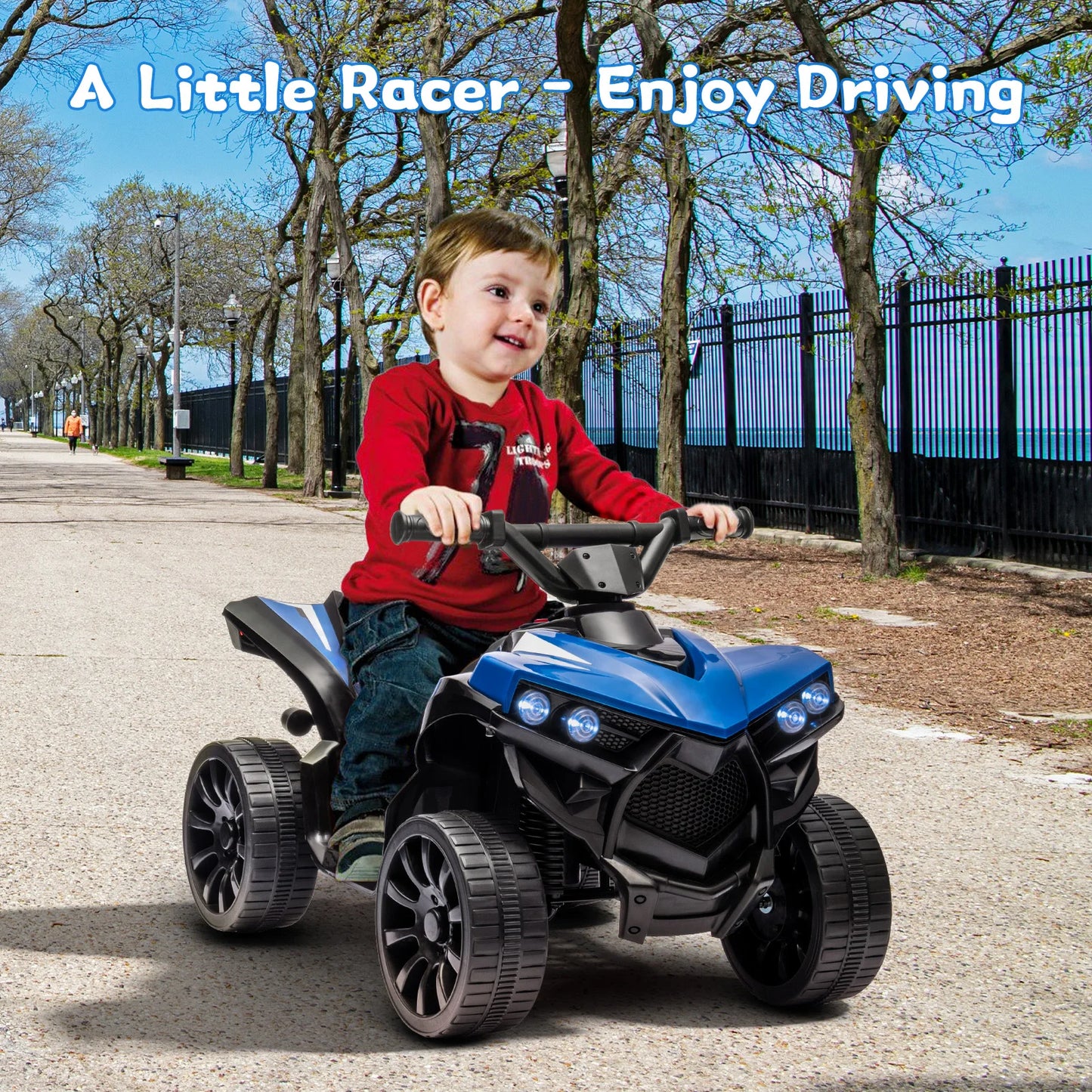 Premium Kids Electric Four Wheel Ride On Quad Buggy
