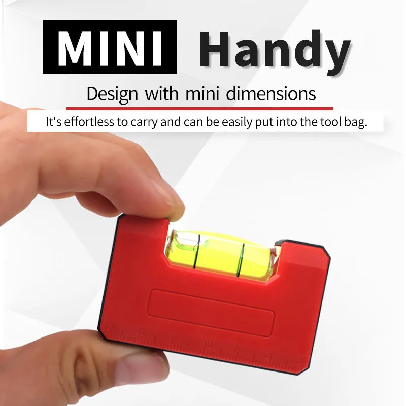 Pocket Magnetic Level Tool for Woodworking and Precise Layout