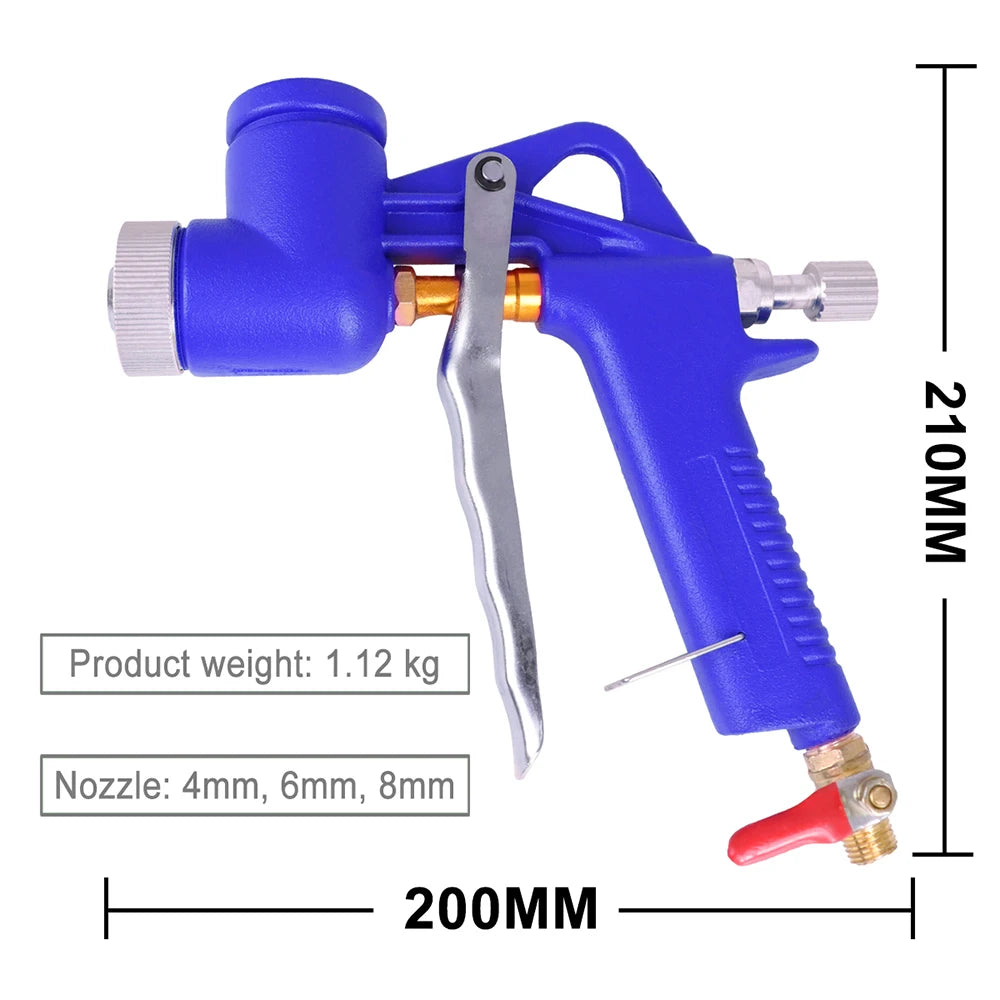 WENXING Air Hopper Spray Gun Paint Texture Tool Drywall Wall Painting Sprayer with 3 Nozzle