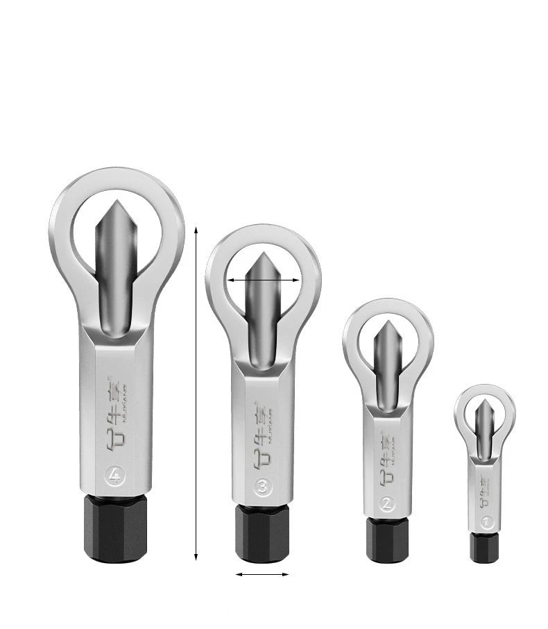 Nut Screw Splitter Set Remover Tools,Rusted Nut Breaker,Steel Remover Extractor,Manual Pressure Nut Cracker Metal Splitter