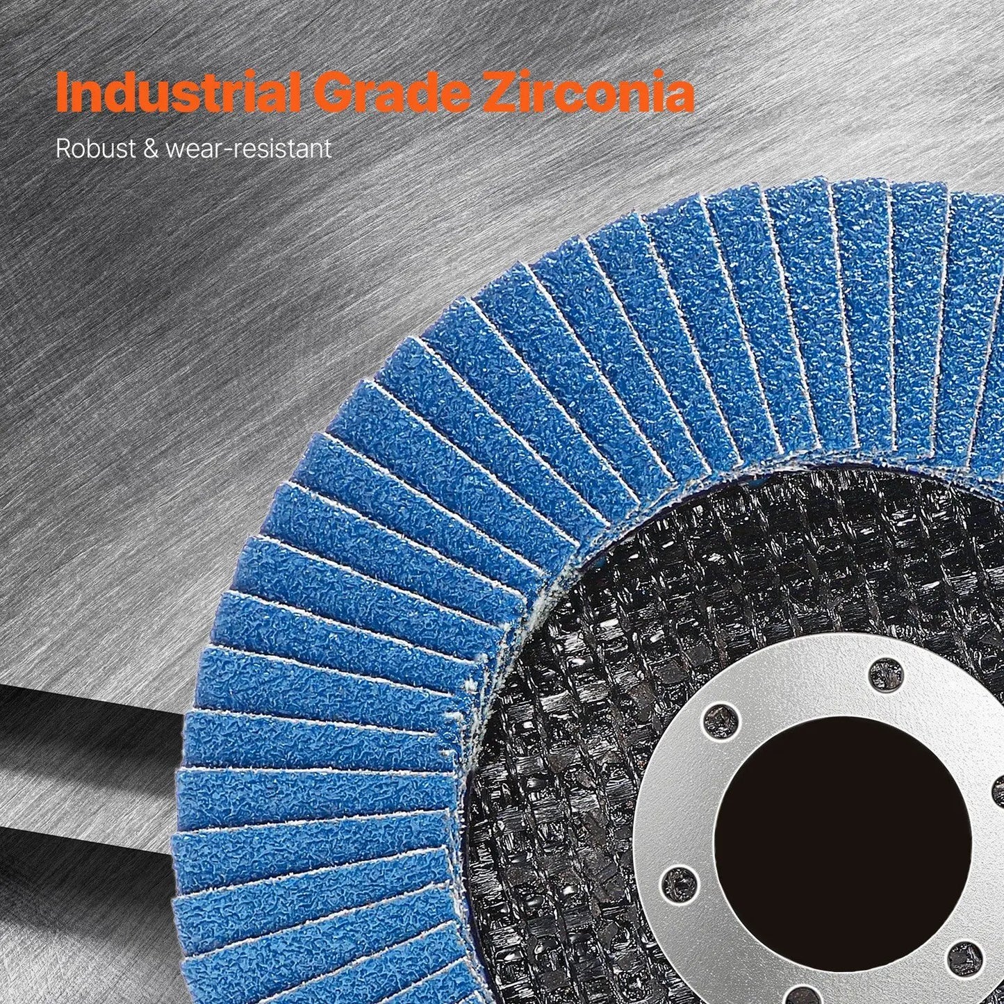 Flap Discs 4-1/2" x 7/8" Sanding Disc for Angle Grinder 60 Grit 10 Packs
