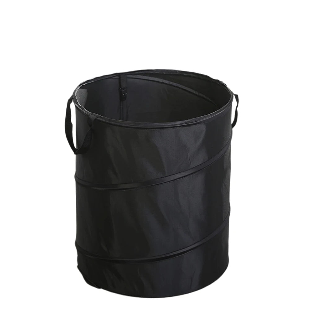 1pc Outdoor Portable Camping Folding Trash Can Pop-upTrash Can Camping Trash Can Gardening Garden Garbage Bag Garden Leaf Buck