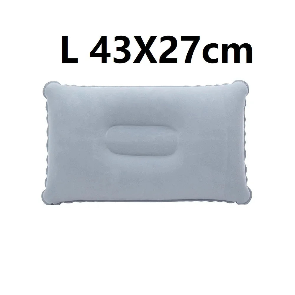 Inflatable Wedge Pillow for Travel Lumbar and Yoga Support