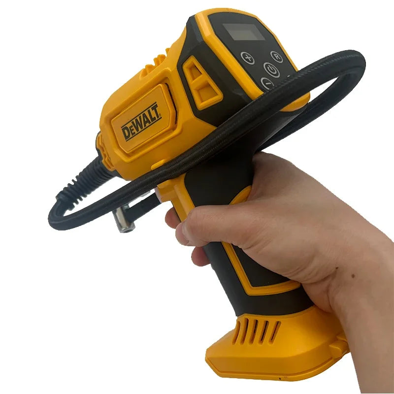 Dewalt Cordless Electric Air Pump Compressor Automatic with Digital Pressure Gauge for Car Tire Inflator  Rechargeable Handheld