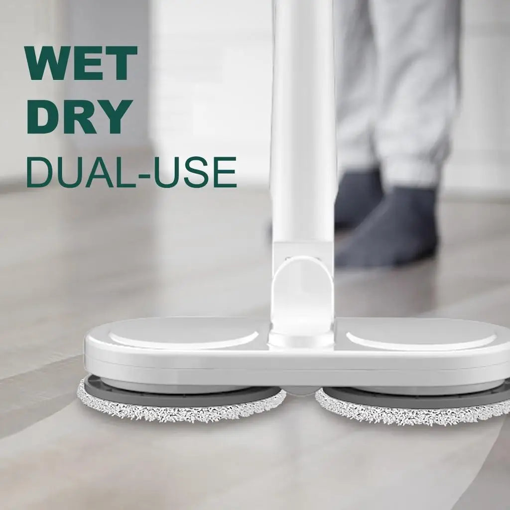 Cordless Spin Mop Cleaner Two In One Home Cleaning